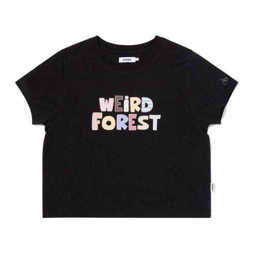 WEIRD FOREST PATCHWORK T-SHIRT(BLACK)