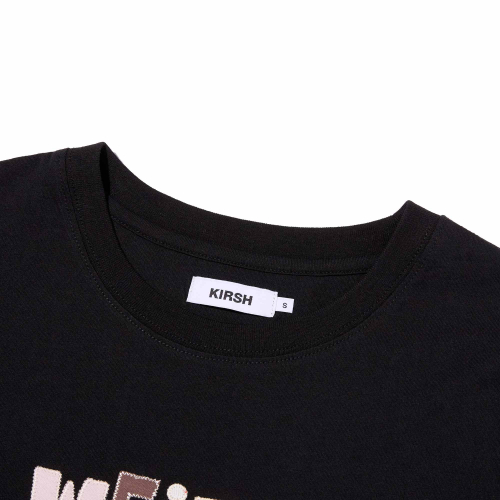 WEIRD FOREST PATCHWORK T-SHIRT(BLACK)