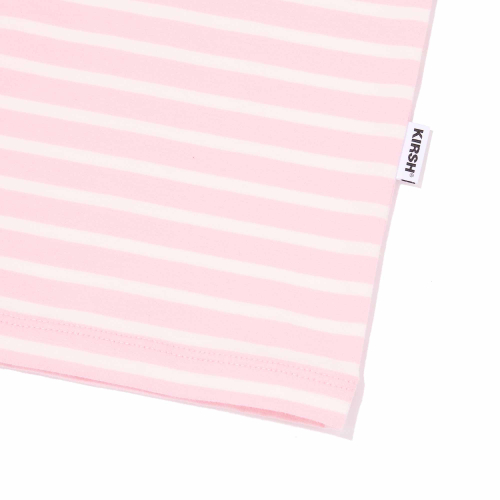 CHERRY GRAPHIC LOOSE-FIT STRIPE LONG SLEEVE(IVORY)