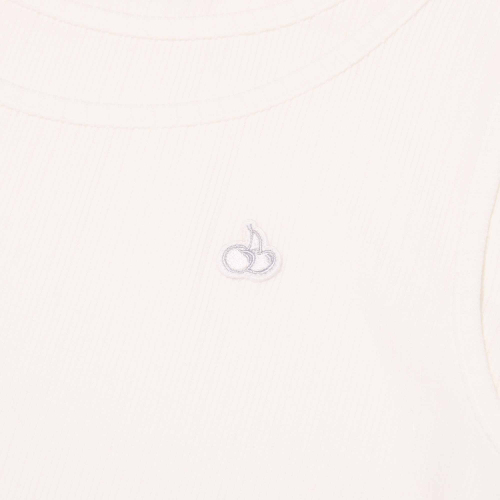 SLIM-FIT LAYERED RIBBED LONG SLEEVE(WHITE)