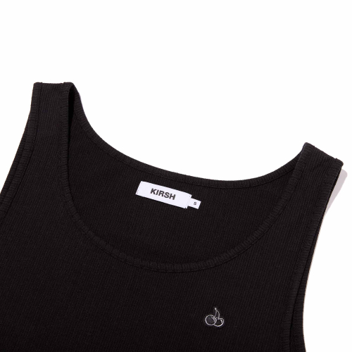 SLIM-FIT LAYERED RIBBED LONG SLEEVE(BLACK)