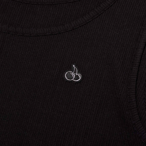 SLIM-FIT LAYERED RIBBED LONG SLEEVE(BLACK)