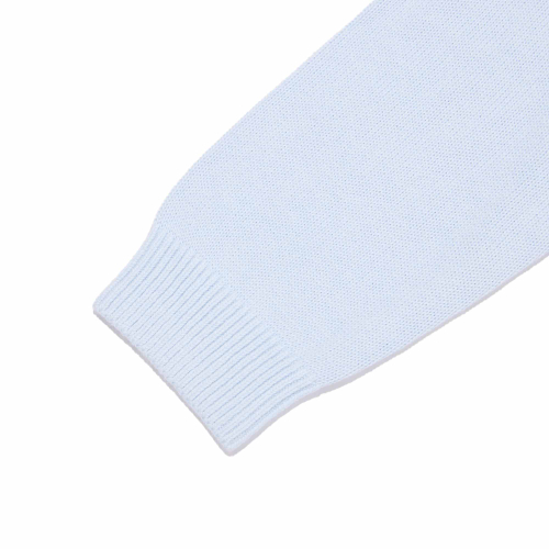 CHERRY JACQUARD LOOSE-FIT KNIT(SKY)