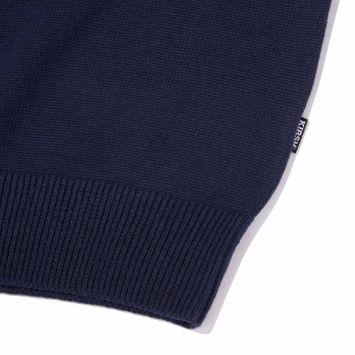 CHERRY JACQUARD LOOSE-FIT KNIT(NAVY)