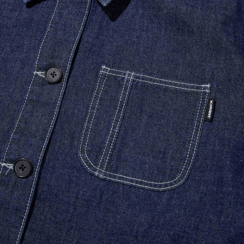 KIRSH DOUBLE POCKET HALF DENIM JACKET(BLUE)