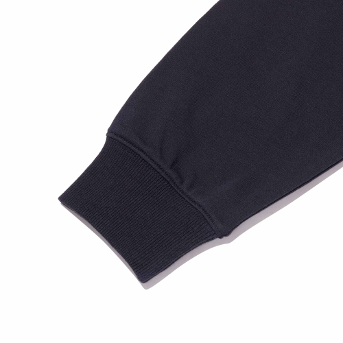 CHERRY USA HEART APPLIQUE LOOSE-FIT SWEATSHIRT(DARK NAVY)