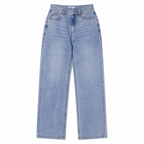 RELAXED-FIT DENIM PANTS(LIGHT BLUE)