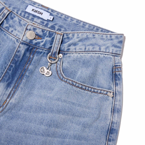 RELAXED-FIT DENIM PANTS(LIGHT BLUE)