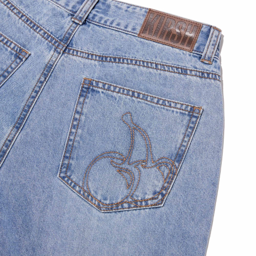 RELAXED-FIT DENIM PANTS(LIGHT BLUE)