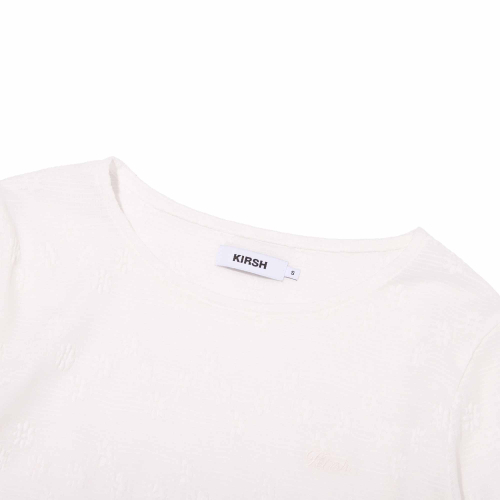 SHEER SLIM-FIT LONG SLEEVE(WHITE)