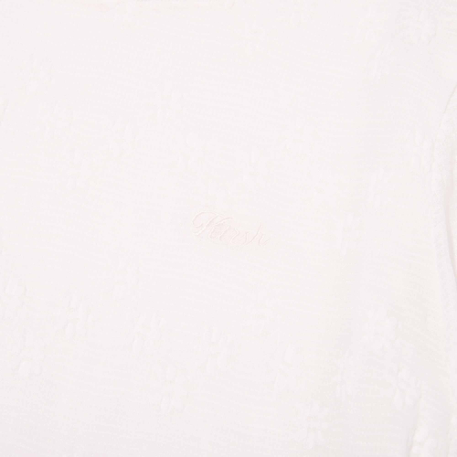 SHEER SLIM-FIT LONG SLEEVE(WHITE)