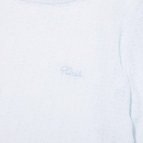 SHEER SLIM-FIT LONG SLEEVE(LIGHT BLUE)