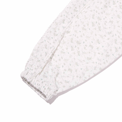 RIBBON DETAIL LOOSE-FIT WINDBREAKER(WHITE)