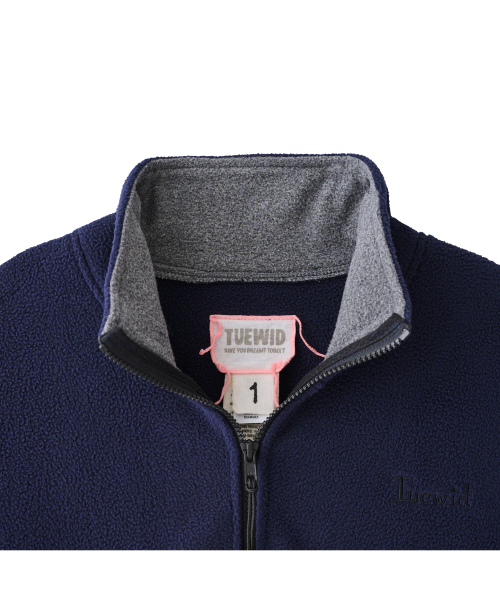 Two way fleece set up in navy