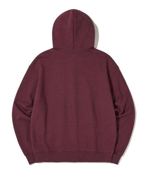 Borneo Panther Zip Hoodie_BURGUNDY