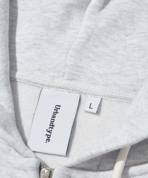 Borneo Panther Zip Hoodie_LIGHT GRAY