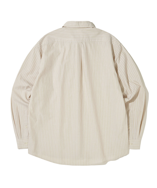Nice Stripe Shirt_LIGHT BEIGE