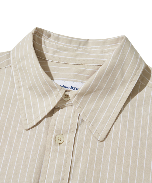 Nice Stripe Shirt_LIGHT BEIGE
