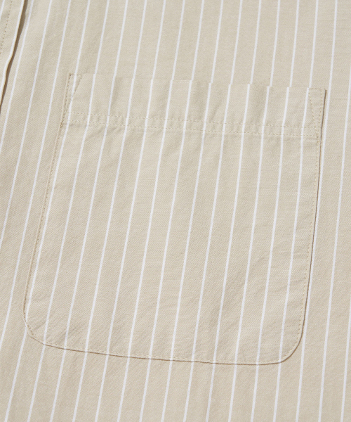 Nice Stripe Shirt_LIGHT BEIGE