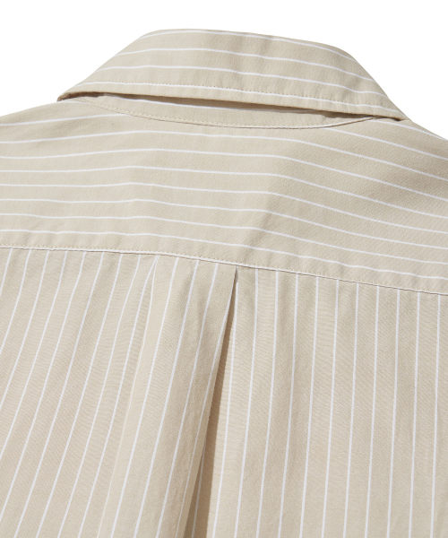 Nice Stripe Shirt_LIGHT BEIGE