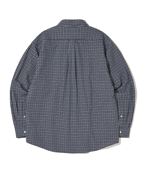 Vintage Cottage Check Shirt_NAVY