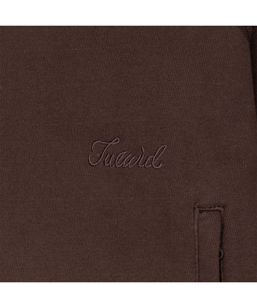 Tuewid Light weight set up Zip up in choco