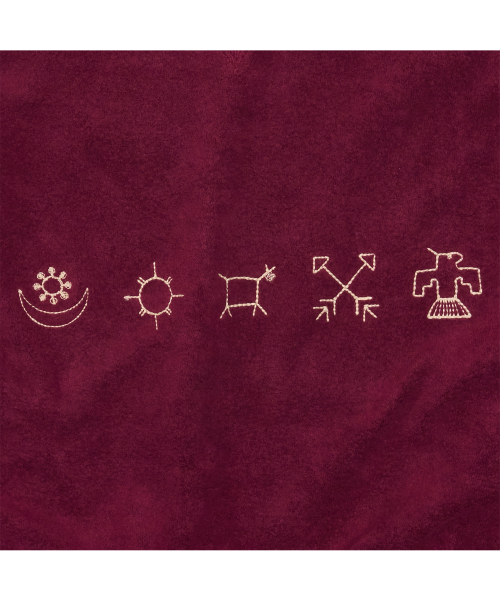 Tuewid retro sweatshirts in plum