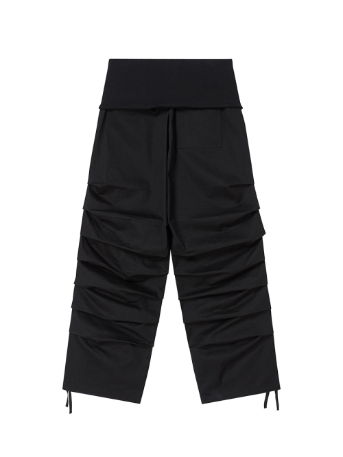 TUCK PANTS BLACK