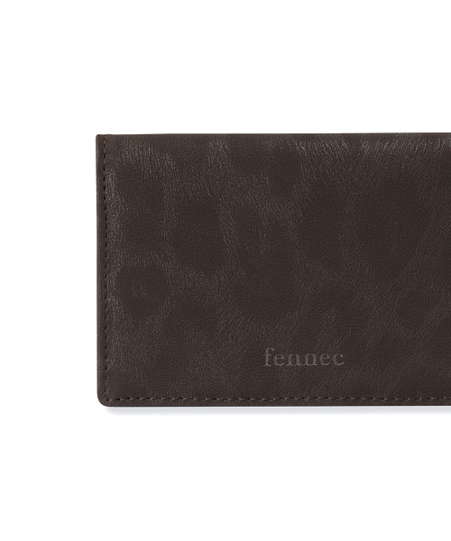LEO CARD CASE - BROWN