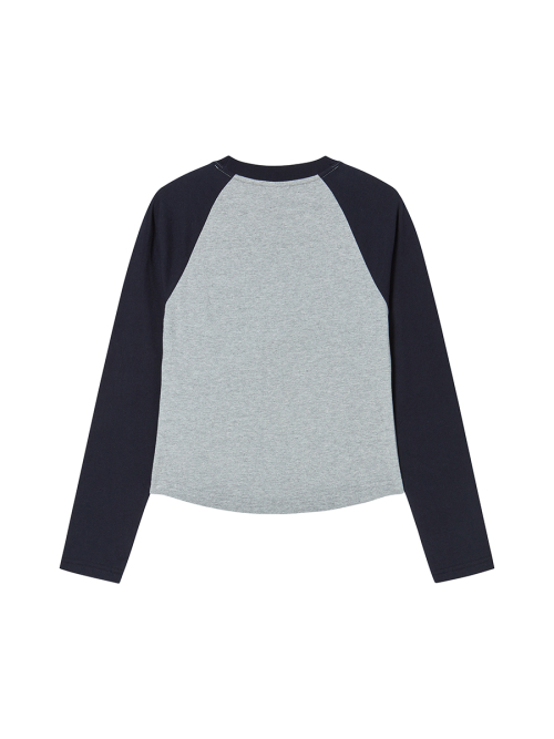 STAR RAGLAN L/S NAVY
