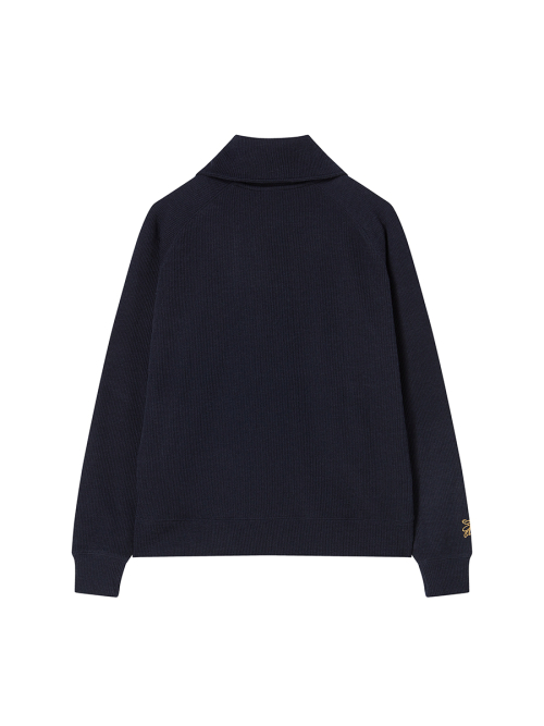 BUTTON UP CARDIGAN NAVY
