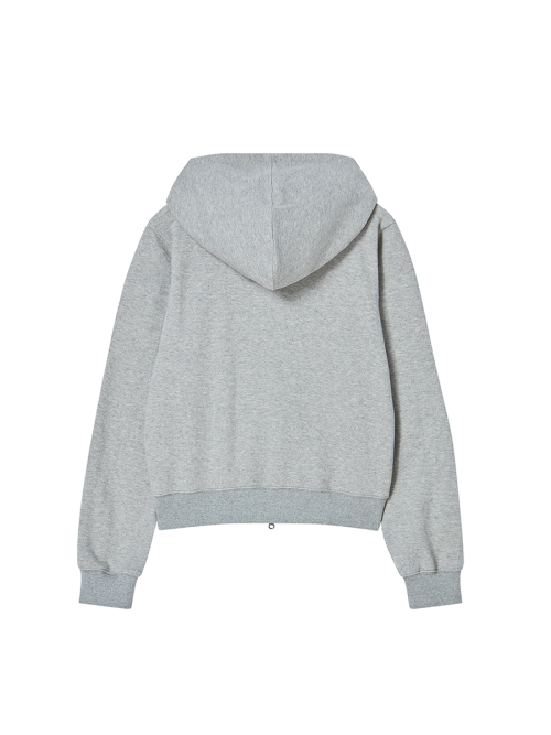 BURST INTO ROSE HOOD ZIP-UP RED