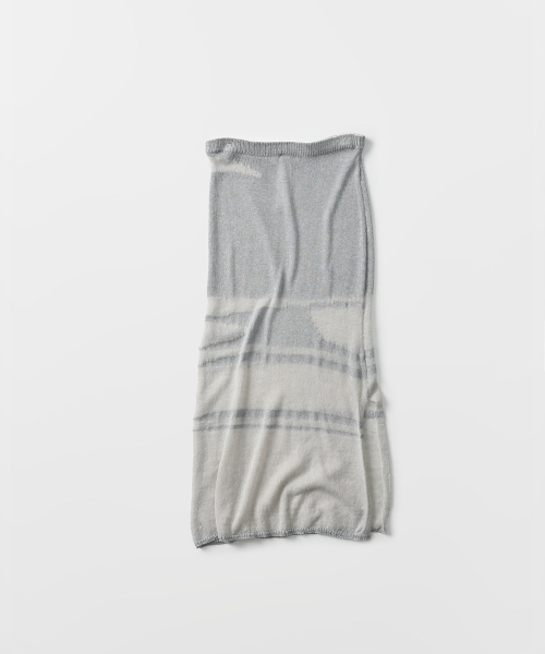 Valley Intarsia Knit Skirt