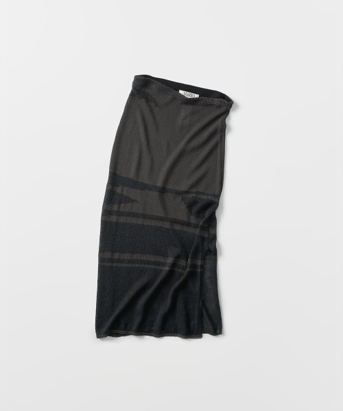 Valley Intarsia Knit Skirt