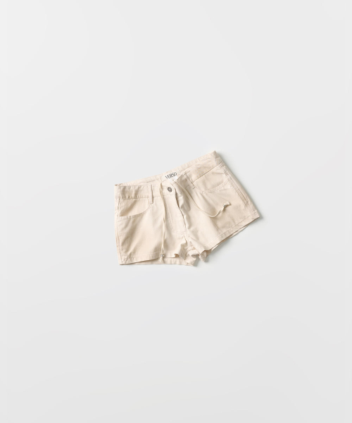 Faded Drawstring Micro Shorts