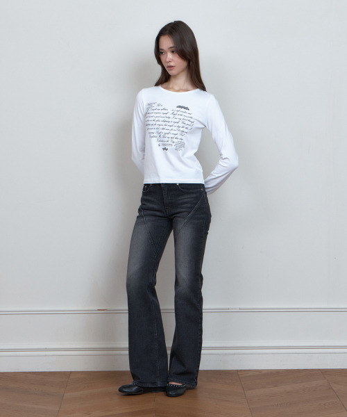 C LOVE LETTER GRAPHIC T-SHIRT_WHITE