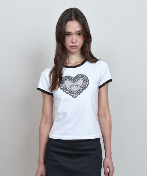 C LACE-PANEL GRAPHIC T-SHIRT_WHITE