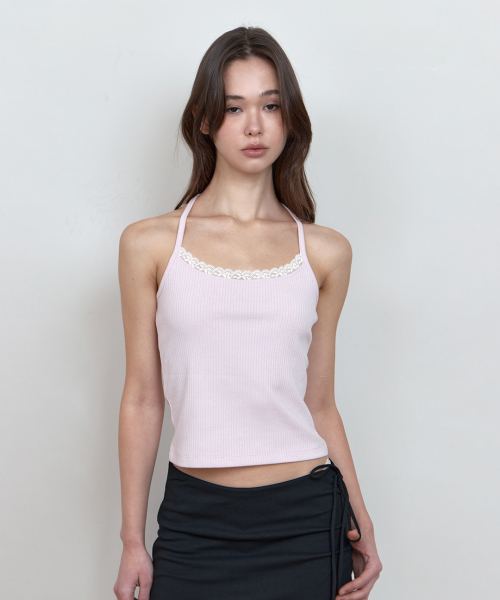 C 2-WAY ROSE BUTTON CARDIGAN SET_PINK