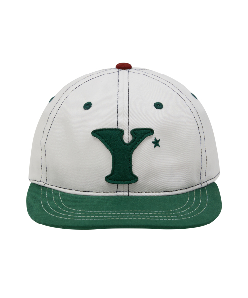 Y Logo Applique Cap IVORY