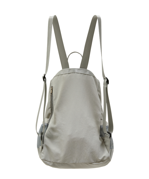 Beads Nylon String Backpack GREY