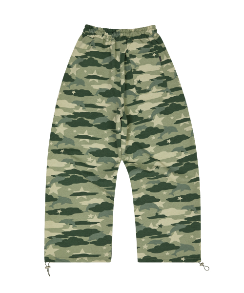 Big Star Applique Sweat pants CAMO