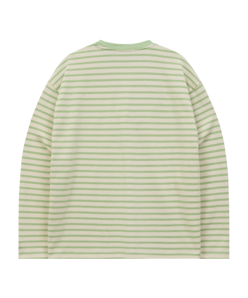 Stripe Multi Long Sleeve T-shirt MINT