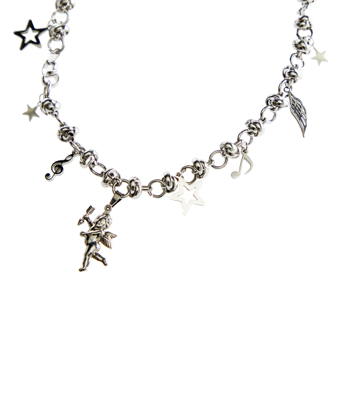 EL ANGEL CUPID NECKLACE(SILVER)