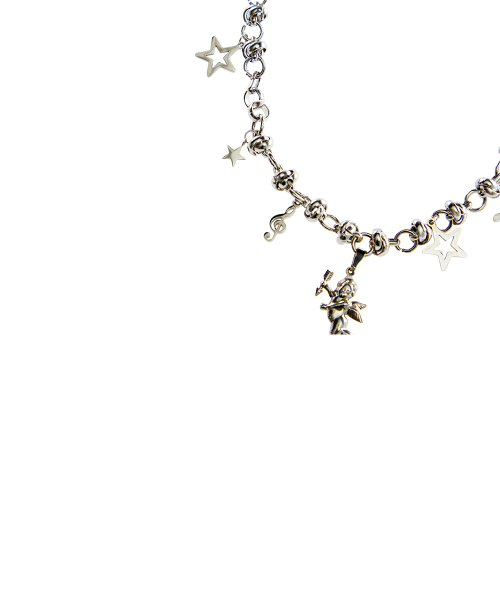 EL ANGEL CUPID NECKLACE(SILVER)