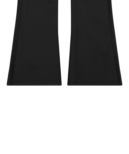 EL RIBBON BOOTSCUT PANTS(BLACK)
