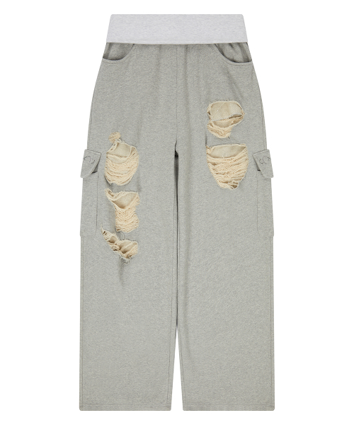 EL DAMAGE COLORING TRAINING PANTS(GRAY)