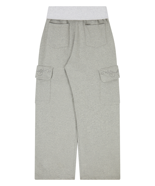 EL DAMAGE COLORING TRAINING PANTS(GRAY)