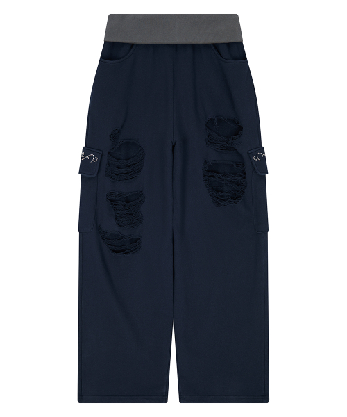 EL DAMAGE COLORING TRAINING PANTS(NAVY)