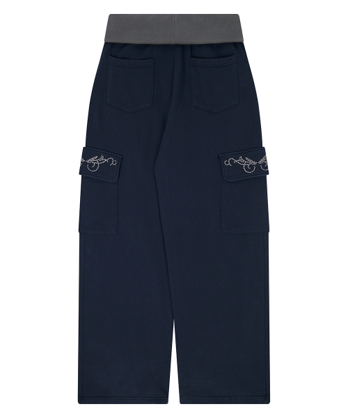 EL DAMAGE COLORING TRAINING PANTS(NAVY)