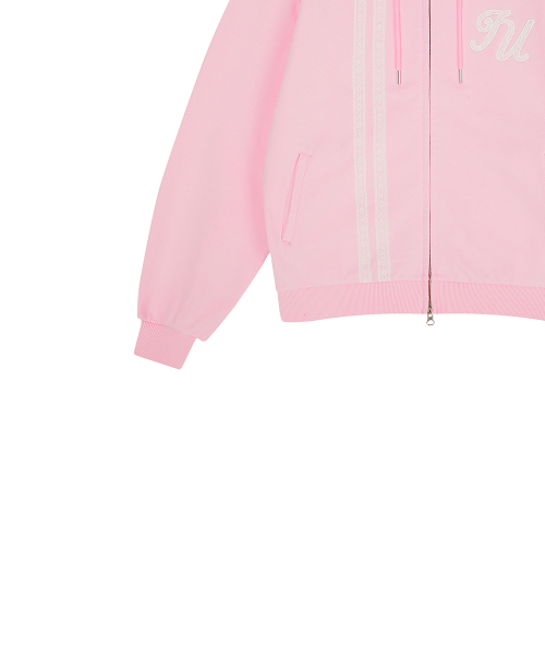 EL LACE HOOD ZIP UP(PINK)